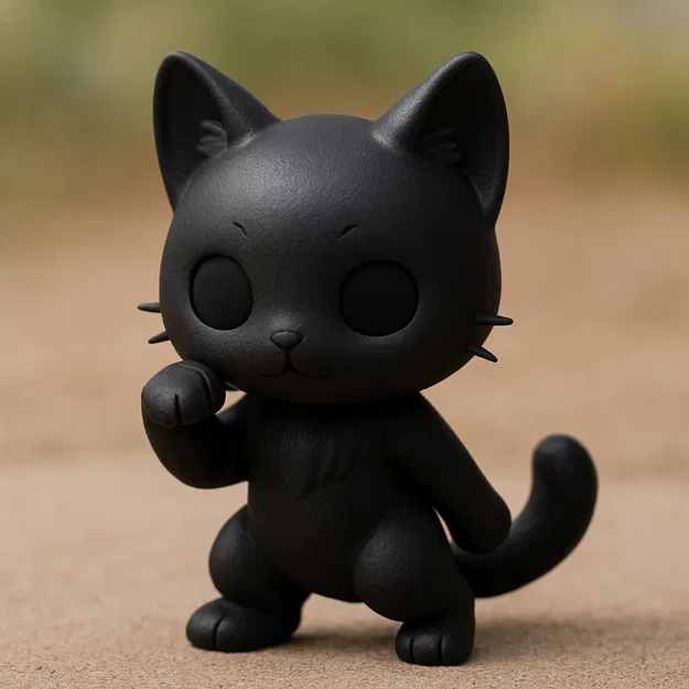 Tượng mèo siêu dễ thương - Image 1