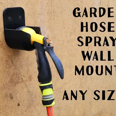 Giá treo vòi xịt sân vườn 3D (Garden Hose Sprayer Mount) tiện lợi