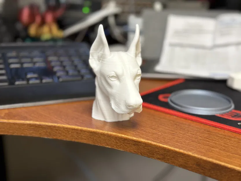 Mô hình tượng Doberman Bust - Image 1