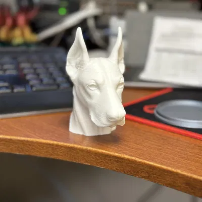 Mô hình tượng Doberman Bust