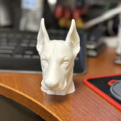 Mô hình tượng Doberman Bust