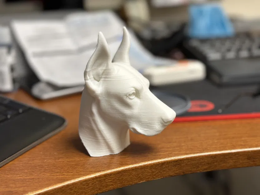 Mô hình tượng Doberman Bust - Image 3