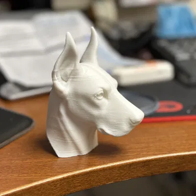 Mô hình tượng Doberman Bust