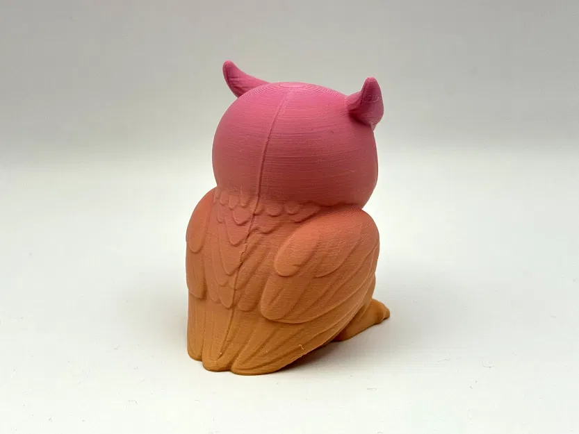 Mô hình chú cú Grumpy Owl dễ thương - Image 2