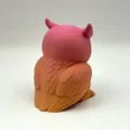 Mô hình chú cú Grumpy Owl dễ thương - Thumbnail 2