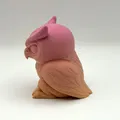 Mô hình chú cú Grumpy Owl dễ thương - Thumbnail 3