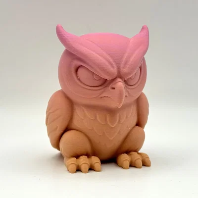 Mô hình chú cú Grumpy Owl dễ thương