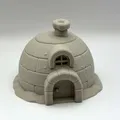 Mô hình trang trí Cozy Igloo Cottage siêu dễ thương - Thumbnail 1