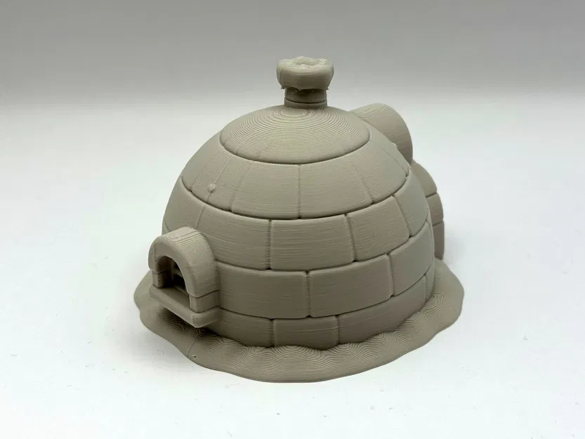 Mô hình trang trí Cozy Igloo Cottage siêu dễ thương - Image 3