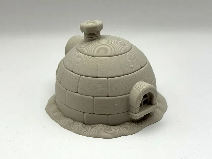 Mô hình trang trí Cozy Igloo Cottage siêu dễ thương - Image 4