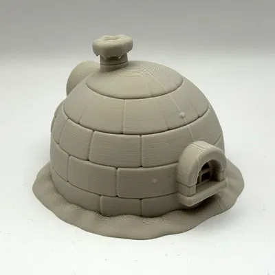 Mô hình trang trí Cozy Igloo Cottage siêu dễ thương