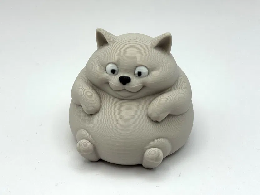 Mô hình mèo béo ngồi Sitting Chonky Cat - Image 1