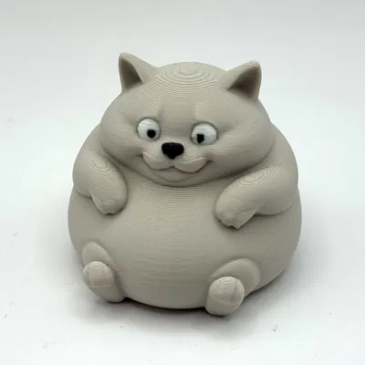 Mô hình mèo béo ngồi Sitting Chonky Cat