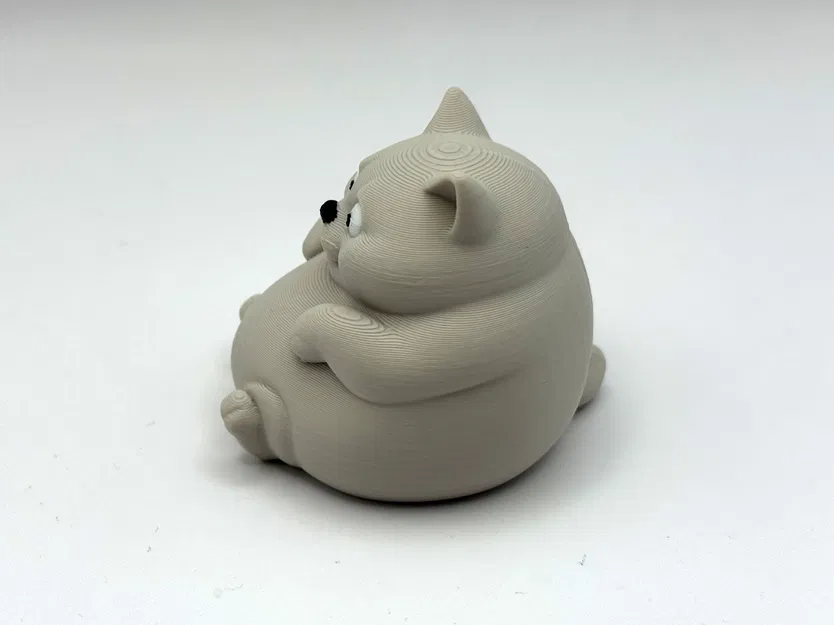 Mô hình mèo béo ngồi Sitting Chonky Cat - Image 2