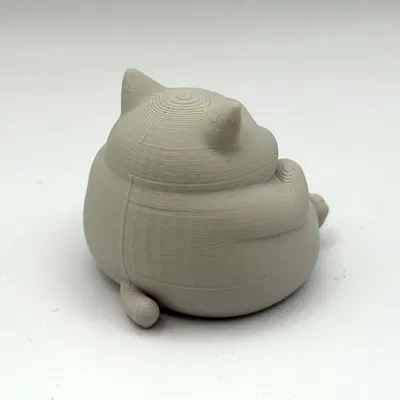 Mô hình mèo béo ngồi Sitting Chonky Cat