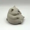 Mô hình mèo béo ngồi Sitting Chonky Cat - Thumbnail 4