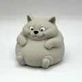 Mô hình mèo béo ngồi Sitting Chonky Cat - Thumbnail 5
