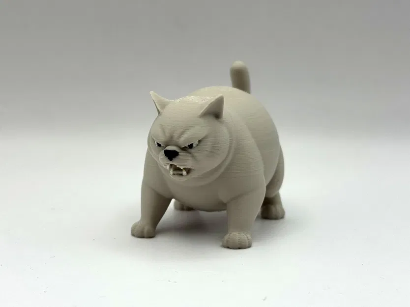 Mô hình Angry Chonky Cat - Chú mèo béo cáu kỉnh cực hài hước - Image 1