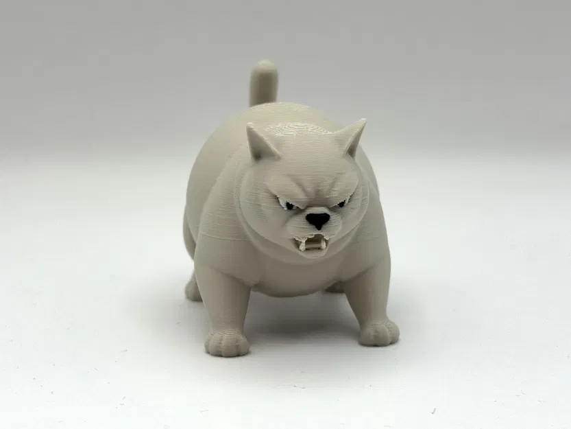 Mô hình Angry Chonky Cat - Chú mèo béo cáu kỉnh cực hài hước - Image 3