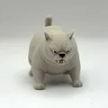Mô hình Angry Chonky Cat - Chú mèo béo cáu kỉnh cực hài hước - Thumbnail 3