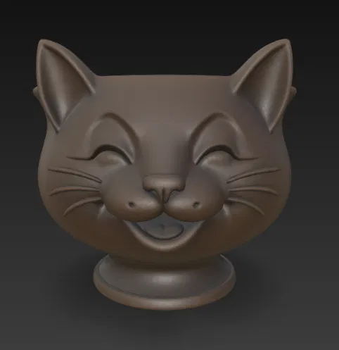 Chậu cây hình mặt mèo vui vẻ - Image 4