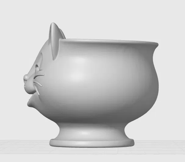 Chậu cây hình mặt mèo vui vẻ - Image 5