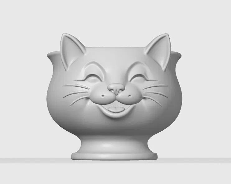 Chậu cây hình mặt mèo vui vẻ - Image 6