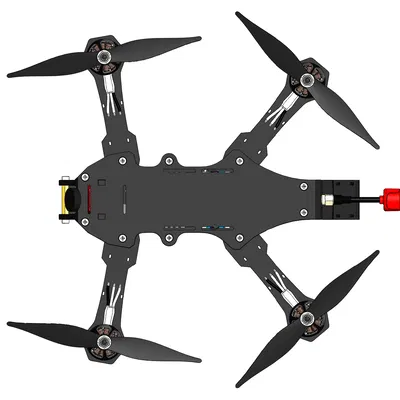 FPV drone 6 inch - Thiết kế khung in 3D (Được GreatScott! giới thiệu)