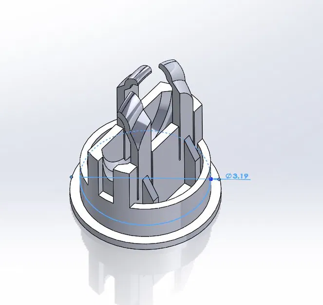 Ngàm gắn AirTag & Moto Tag cho ống cổ xe đạp MTB 31.9mm - Image 3