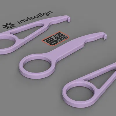 Dụng cụ tháo khay niềng răng trong suốt - Thiết kế công thái học