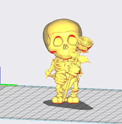 Mô hình ESQUELETO: Bộ xương nhỏ đáng yêu cầm hoa hồng - Image 10