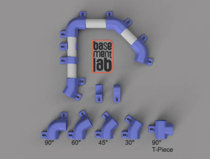 Kẹp ống nhựa Ø20mm hình lục giác - Image 2