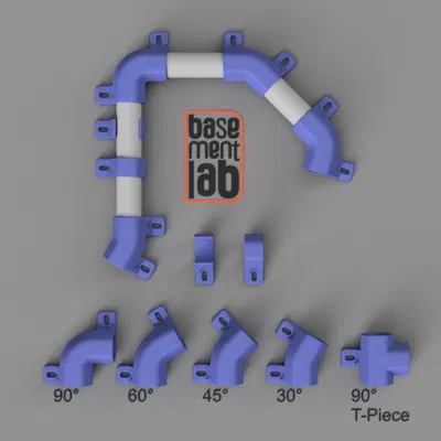 Kẹp ống nhựa Ø20mm hình lục giác
