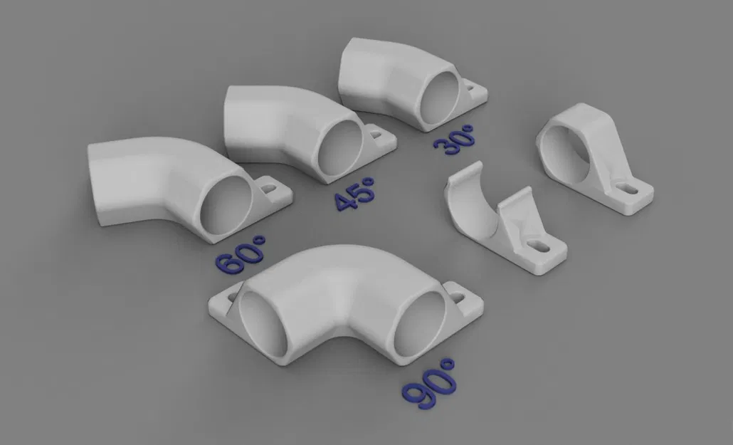 Kẹp ống nhựa Ø20mm hình lục giác - Image 18