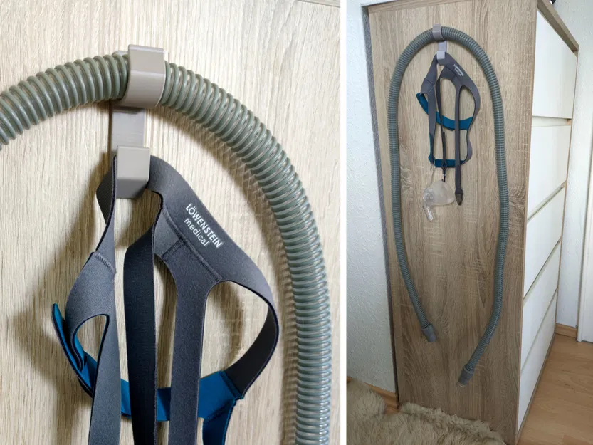 Móc treo ống và mặt nạ máy trợ thở CPAP - Image 1