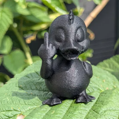 Mô hình chú vịt hài hước "Mean Duck" in 3D độc đáo