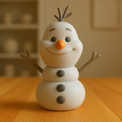 Mô hình người tuyết Snowy Friend dễ thương cho máy in 3D