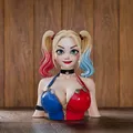 Mô hình tượng bán thân Harley Quinn (12cm) - Dành cho fan DC - Thumbnail 1