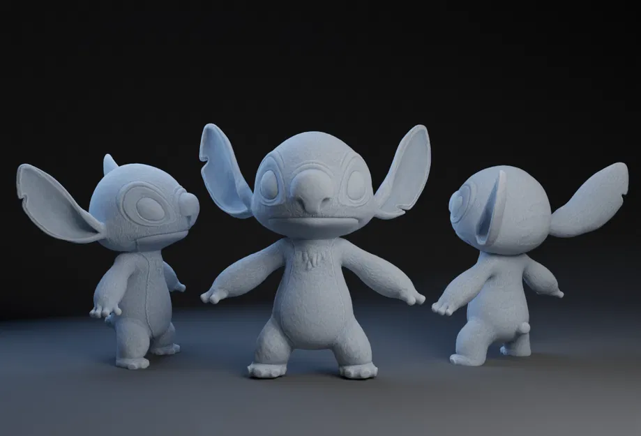 Mô hình 3D Stitch từ Lilo & Stitch đáng yêu để in tại nhà - Image 1