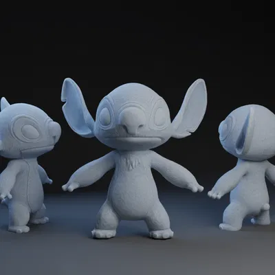 Mô hình 3D Stitch từ Lilo & Stitch đáng yêu để in tại nhà