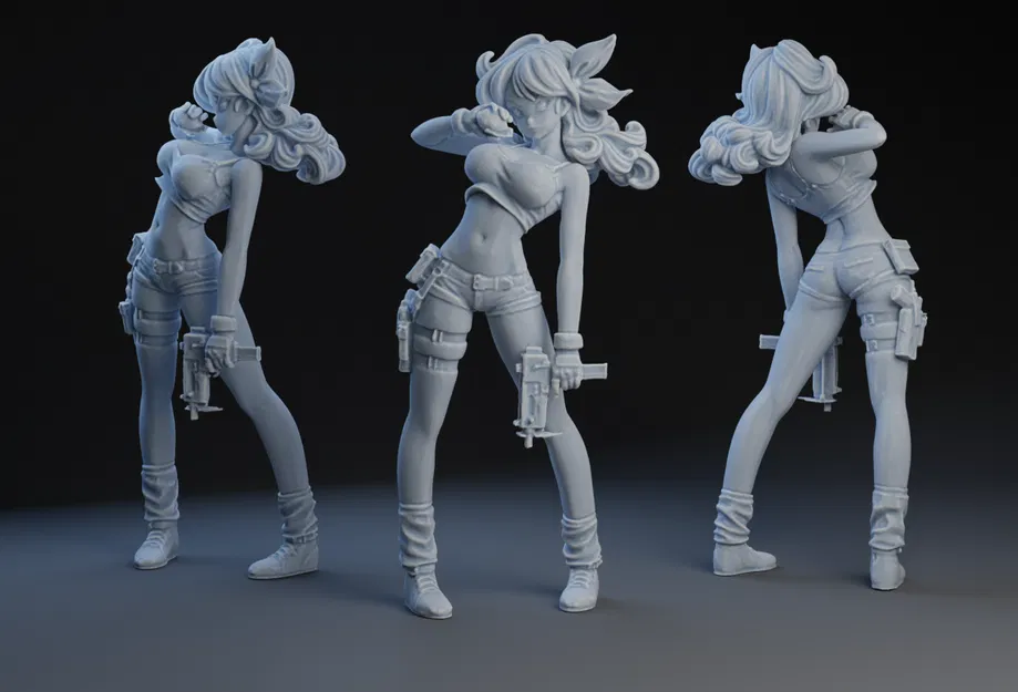 Mô hình 3D nhân vật Launch DragonBall cực chi tiết cho người hâm mộ - Image 1