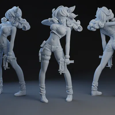 Mô hình 3D nhân vật Launch DragonBall cực chi tiết cho người hâm mộ