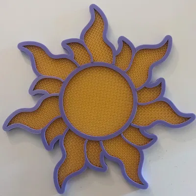 Bảng cắm huy hiệu Disney (Ngôi sao từ phim Tangled)