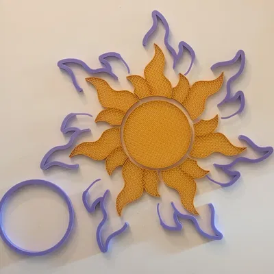 Bảng cắm huy hiệu Disney (Ngôi sao từ phim Tangled)