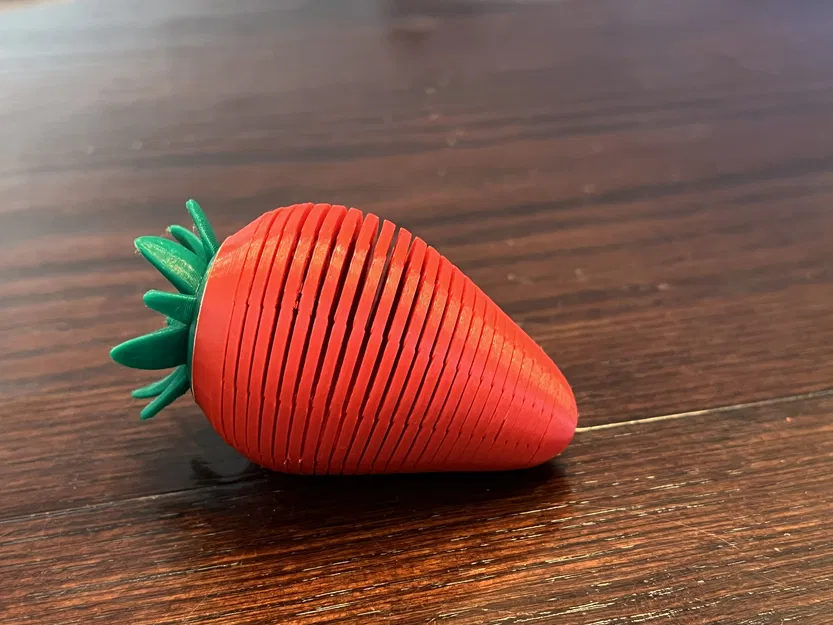 Strawberry Slinky - Mẫu lò xo hình quả dâu tây - Image 3