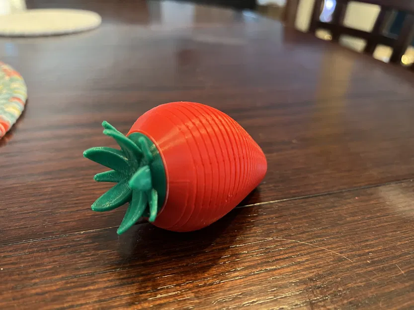 Strawberry Slinky - Mẫu lò xo hình quả dâu tây - Image 4