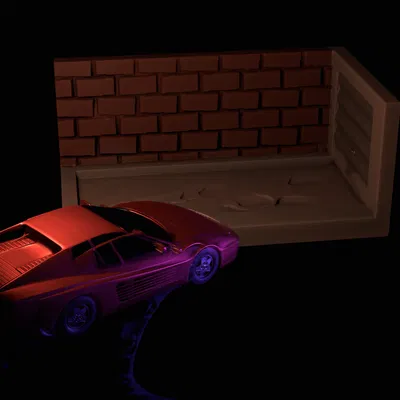 Mô hình Gara trưng bày xe hơi tỷ lệ 1/64 cho Hotwheels