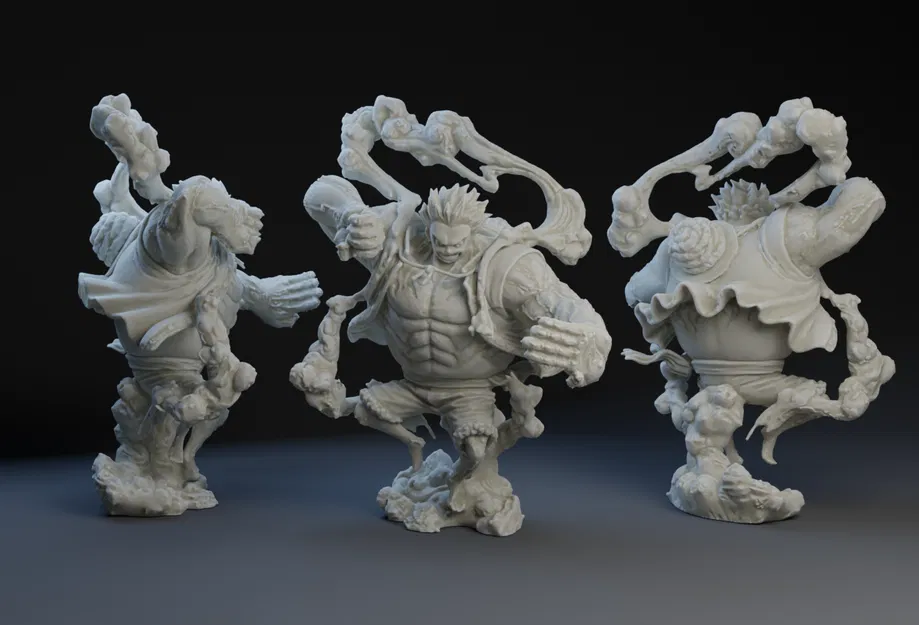 Mô hình 3D Luffy Gear 4 - Tuyệt tác cho fan One Piece - Image 1