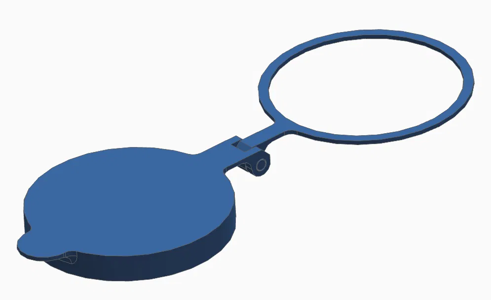 Nắp đậy bình nước rửa kính 3D (Windshield Washer Fluid Cap) - Image 2