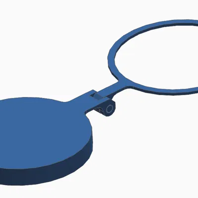 Nắp đậy bình nước rửa kính 3D (Windshield Washer Fluid Cap)